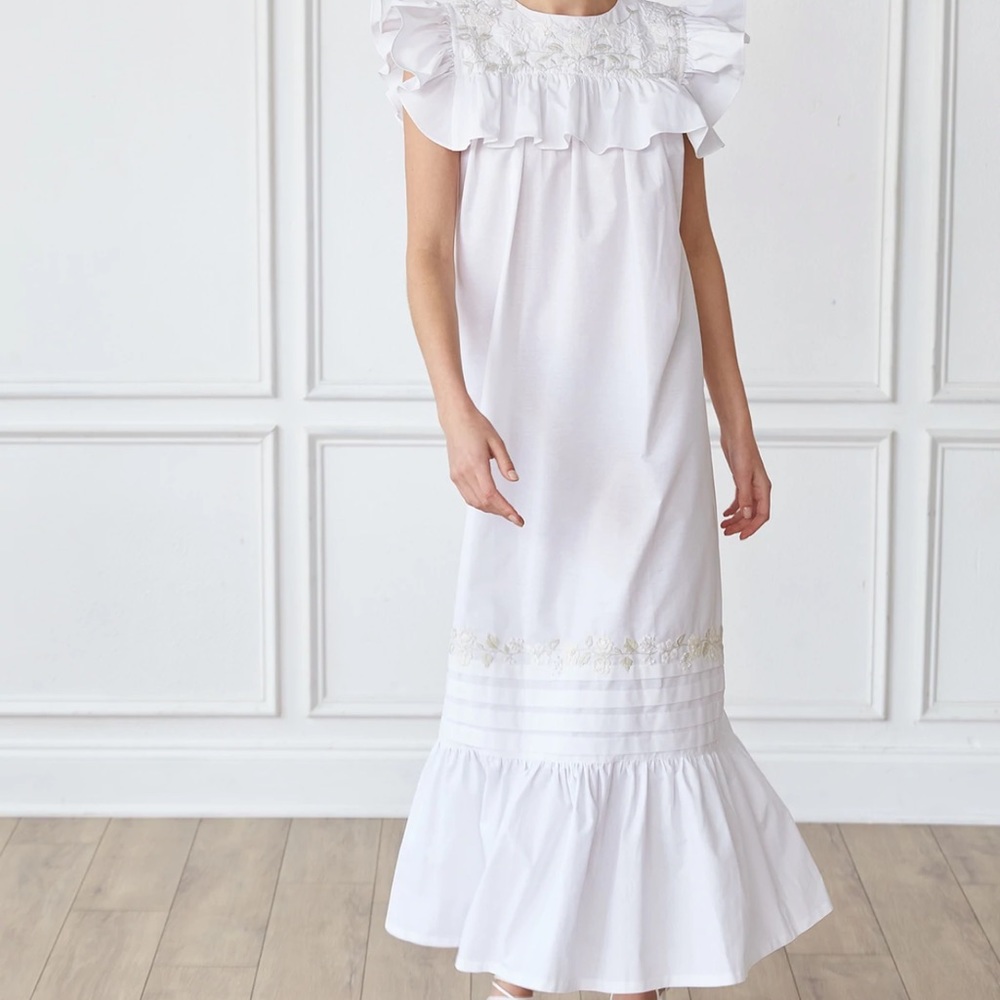 Mi Golondrina Hand Embroidered Dress